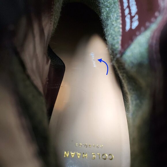 Cole Haan Size 7.5 Women’s Waterproof Indiana Chestnut Suede Ankle Booties - Picture 7 of 9